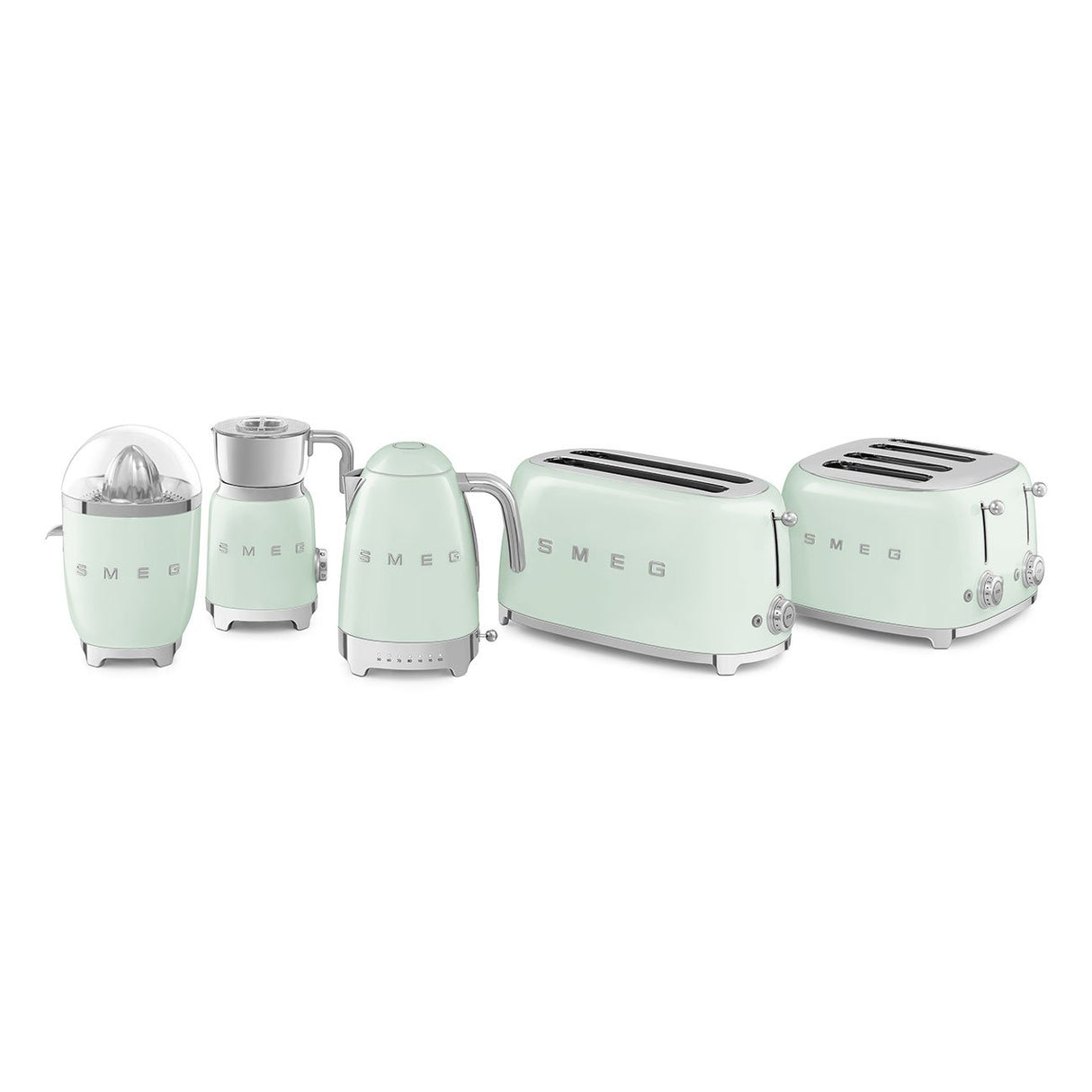EAN 8017709263386 - Smeg TSF03PGEU tostadora 6 4 rebanada(s) 2000 W Verde imagen 7