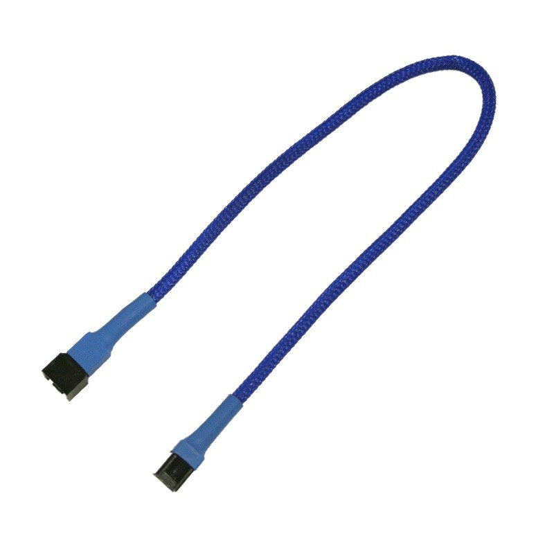 Cable De Extensión Nanoxia De 3 Pines, 30 Cm, Azul