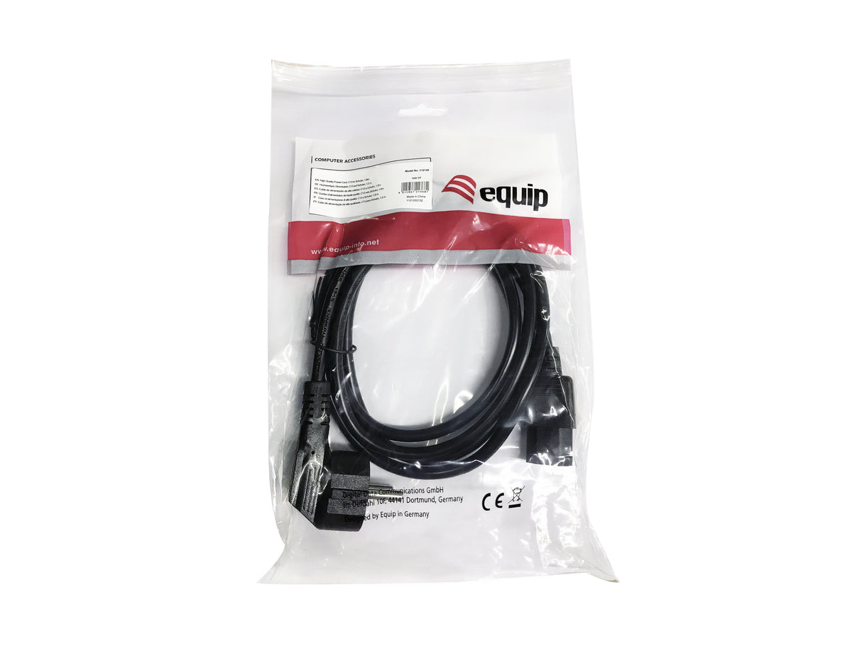 EAN 4015867238714 - Equip 112120 cable de transmisión Negro 1,8 m CEE 7/7 C13 acoplador imagen 5