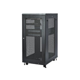 EAN 0065030870214 - StarTech.com RK2433BKM armario rack Rack o bastidor independiente Negro imagen 3
