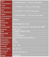 Hdbaset Transmitter 70m 4k