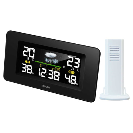 EAN 8590669270217 - Sencor SWS 5270 estación meteorológica digital Negro, Blanco LCD AC/Batería imagen 1