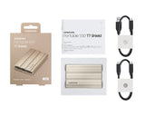 Samsung Ssd Portable T7 Shield 1tb Beige Retail (N)