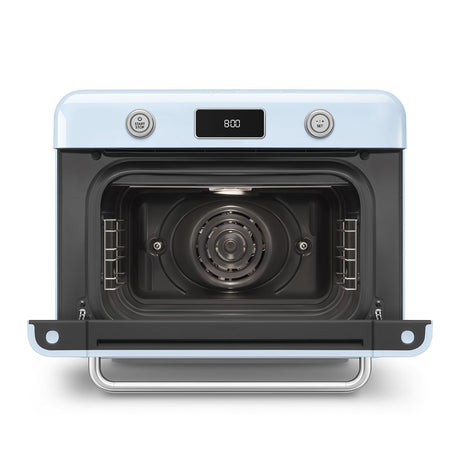 EAN 8017709333874 - Smeg COF01PBEU horno de vapor Pequeño Azul Botones, Giratorio imagen 5