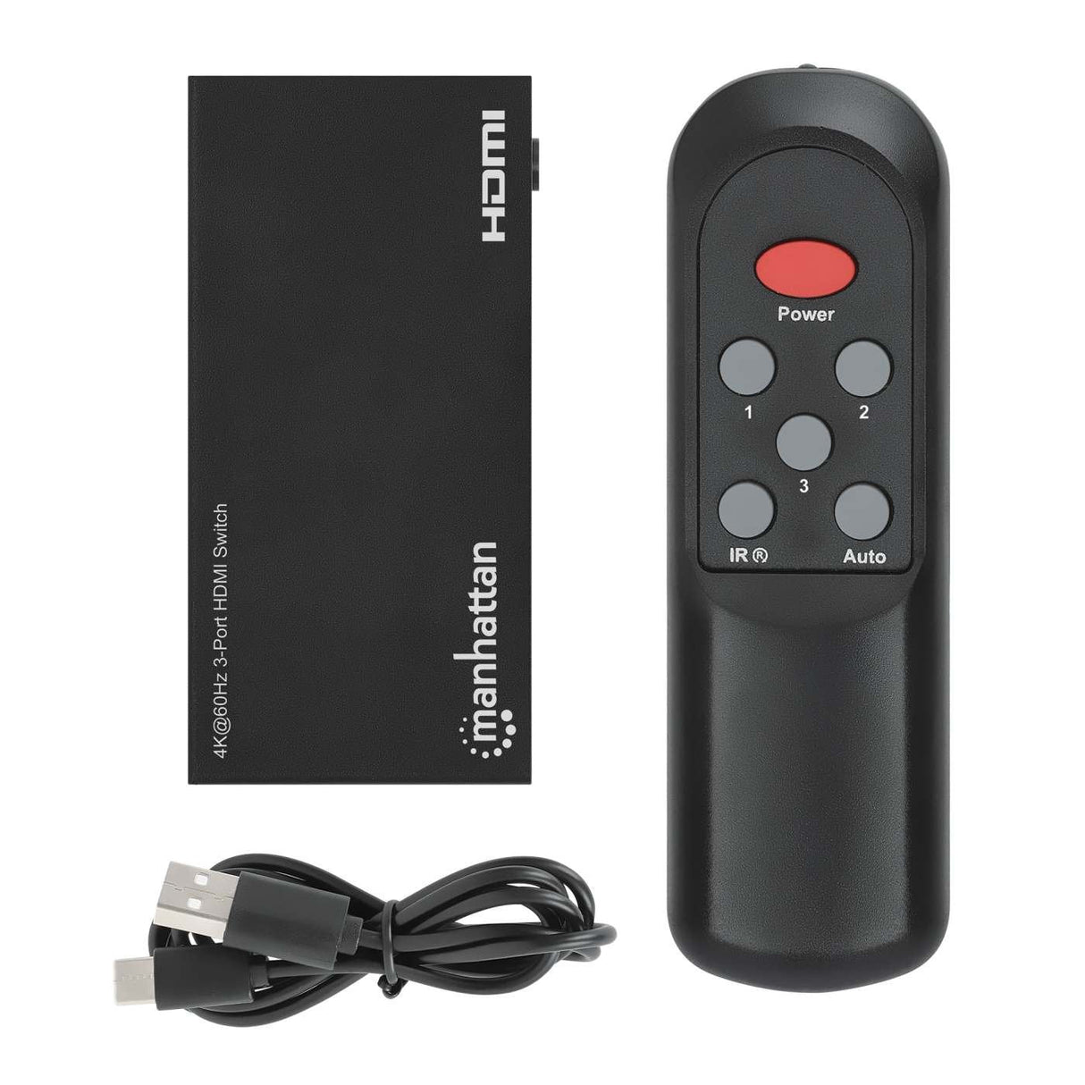 Manhattan 4k 60hz 3-Port Hdmi-Switch