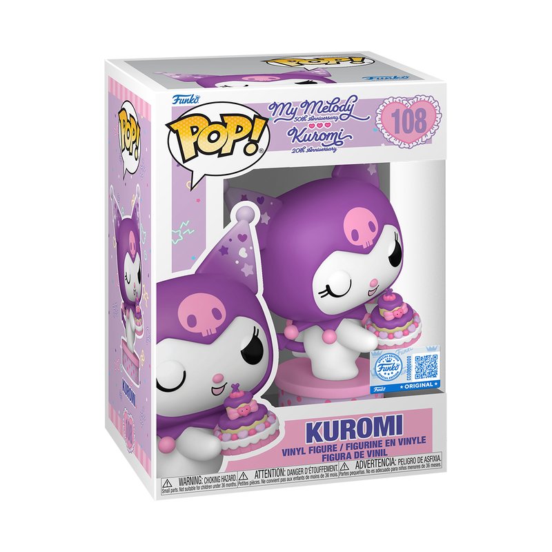 EAN 0889698871693 - FUNKO POP! Kuromi with Cake (20th Anniversary) imagen 4