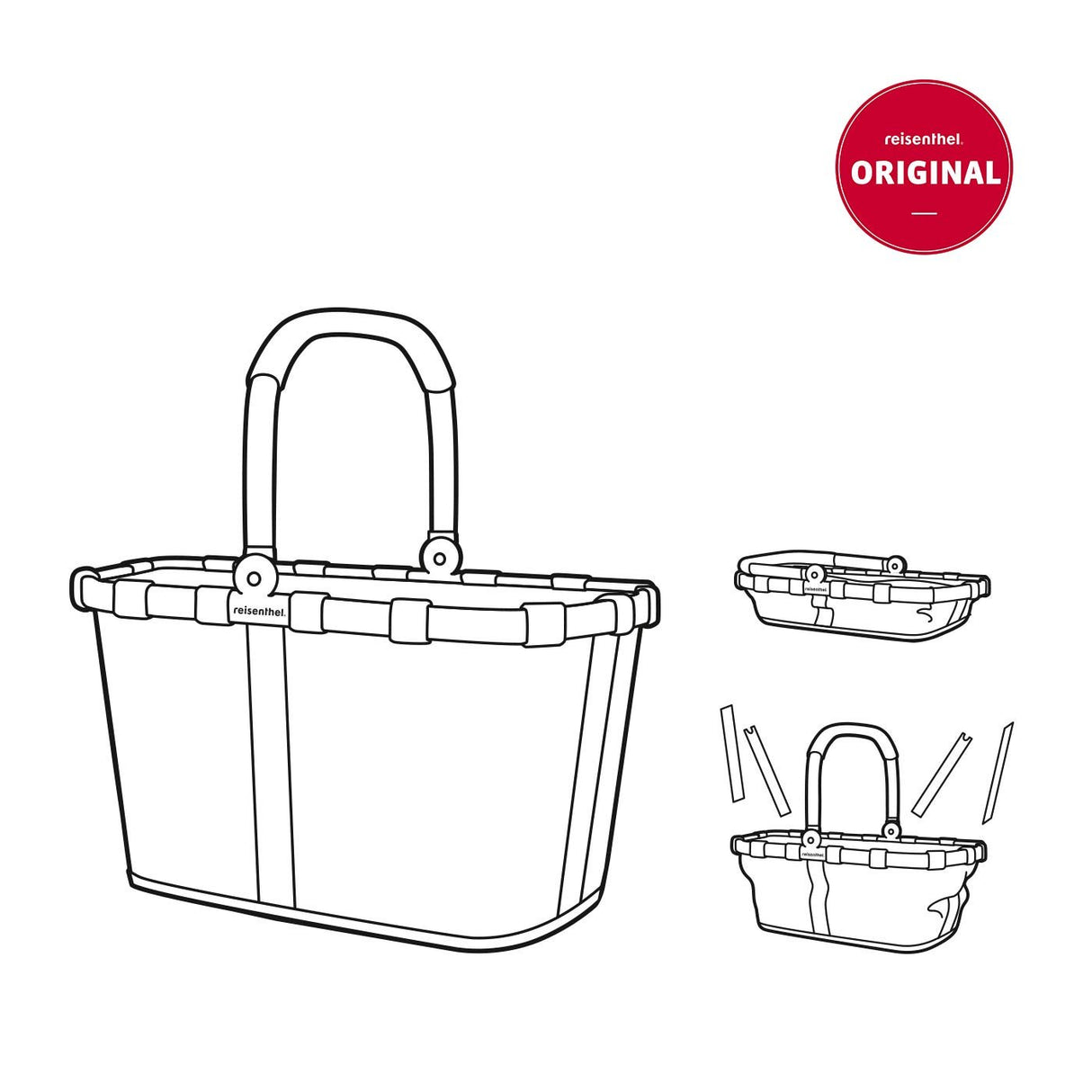EAN 4012013586569 - Reisenthel BK7041 bolsa de compras Negro, Oro Cesta de la compra imagen 6