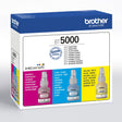 EAN 4977766826655 - Brother BT5000CLVAL cartucho de tinta 3 pieza(s) Compatible Cian, Magenta, Amarillo imagen 1