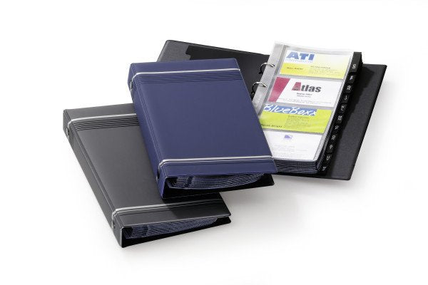 Visitenkartenringbuch Visifix F200 Karten Antracita