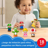 Blister 6 Figuras Super Mario Bros Little People