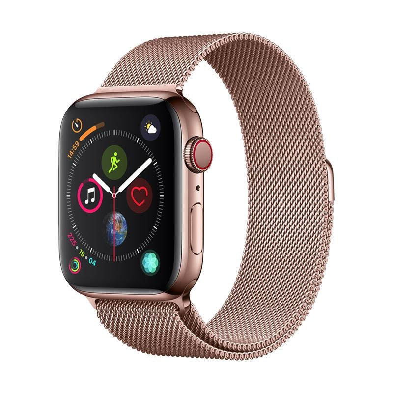 Bracelet Maille Milanaise Rosa Gold Para Apple Watch (38 / 40 / 41mm) - Devia