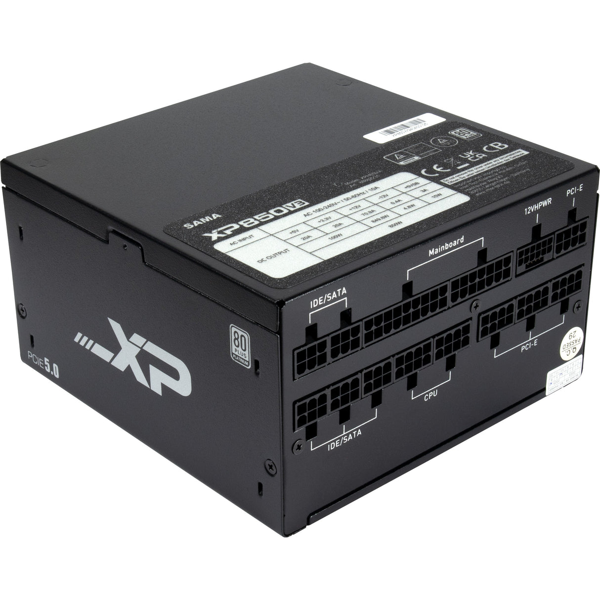 EAN 4260455648929 - Inter-Tech SAMA XPH-850A unidad de fuente de alimentación 850 W 20+4 pin ATX ATX Negro imagen 3