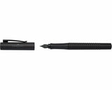 Faber Castell Pluma Estilográfica Grip Edition All Black M Negro