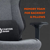 Canyon Gaming Chair Boulder Xlch01 King Size Grey