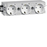 Hager Steckdose 3fach M.Wago Gs30009016 C-Profil Verkehrswei