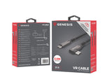 EAN 5901969445312 - GENESIS NVC-2218 cable USB USB 3.2 Gen 2 (3.1 Gen 2) 3 m USB C Negro, Gris imagen 7