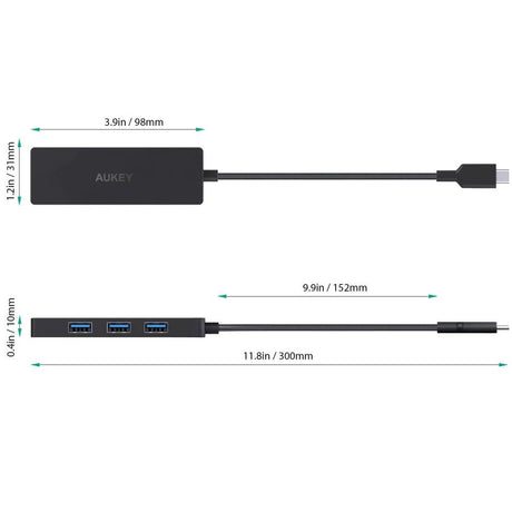 EAN 5902666662279 - AUKEY CBC64 Alámbrico USB 3.2 Gen 2 (3.1 Gen 2) Type-C Negro imagen 4