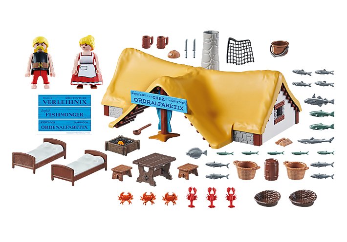 Playmobil Asterix: La Cabaña De Ordenalfabetix