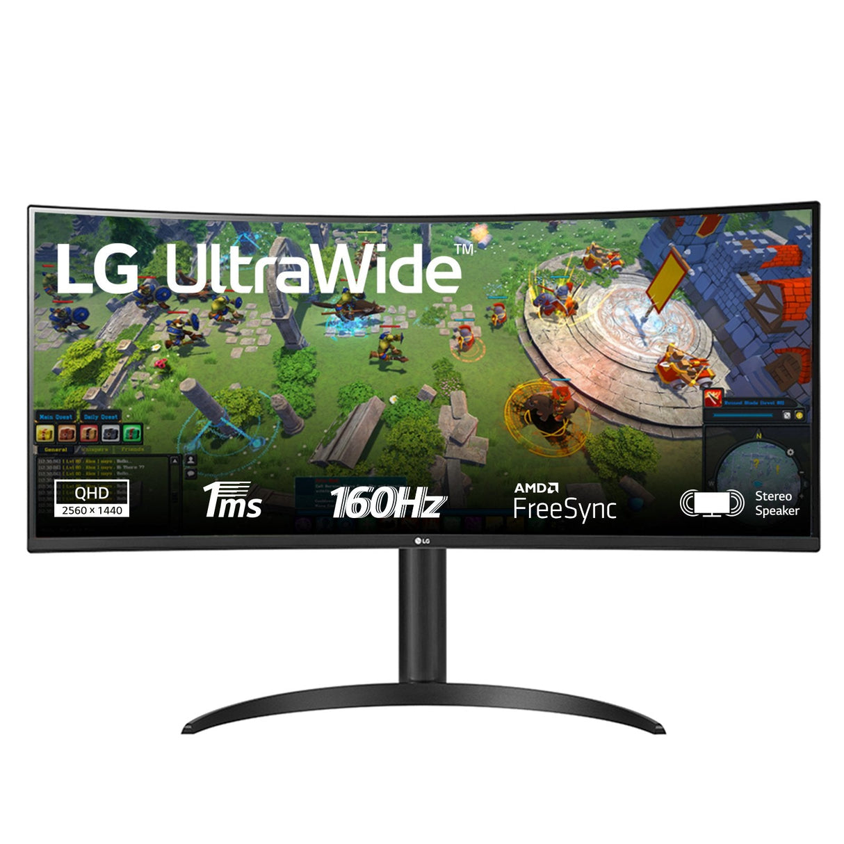 Monitor Gaming Ultrapanorámico Curvo Lg Ultragear 34wp65cp-B 34' Wqhd 1ms 160hz Va Multimedia Negro
