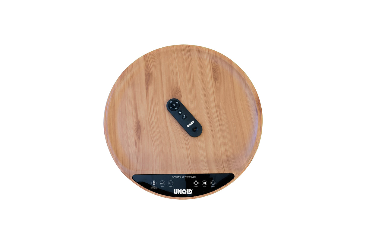 Ventilador Calefactor De Mesa Henry Negro/Madera, 2000 W 86545