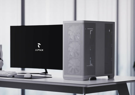 EAN 4711099479610 - APNX C1-R-WT-v1 Midi Tower Blanco imagen 4