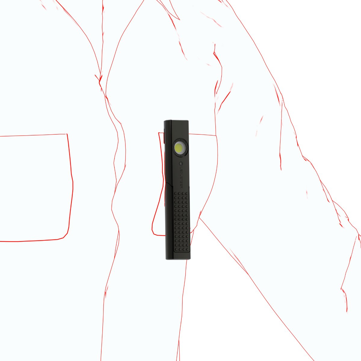 Lámpara De Trabajo Ledlenser 502733 Led Negra 12 W