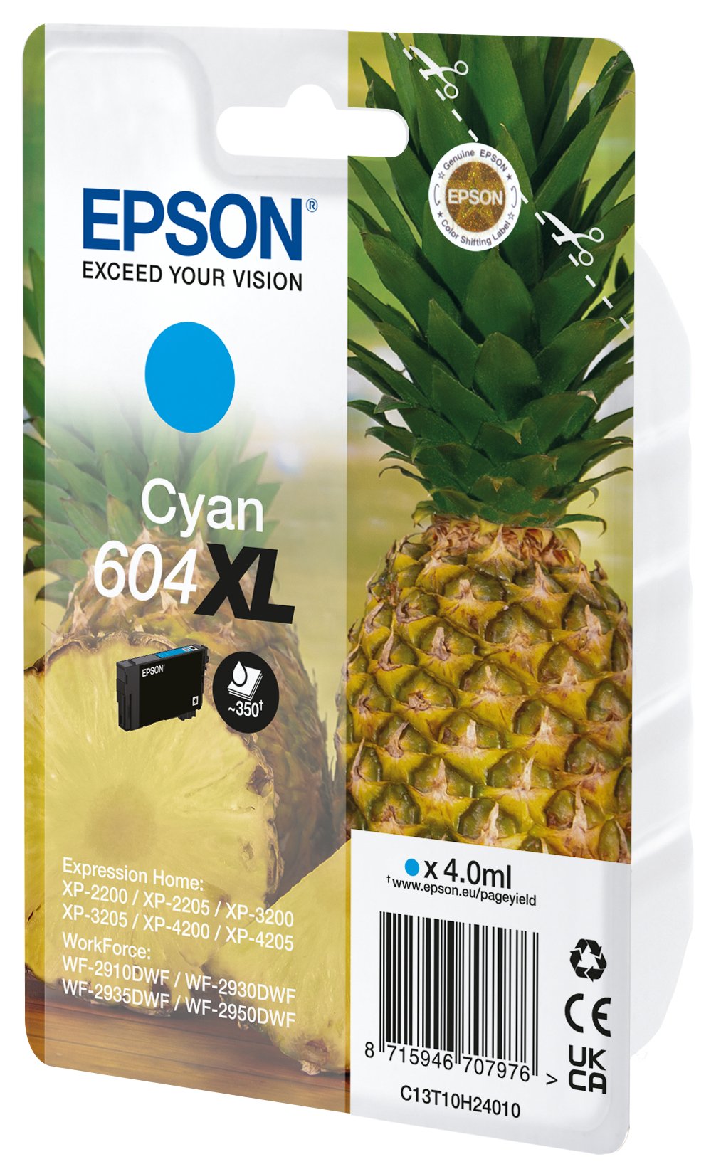 Tinta Epson 604xl Original Cian C13t10h24020