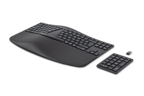 EAN 0197192177440 - HP 960 Ergonomic Wireless Keyboard teclado Hogar RF Wireless + Bluetooth QWERTY Inglés Negro imagen 2