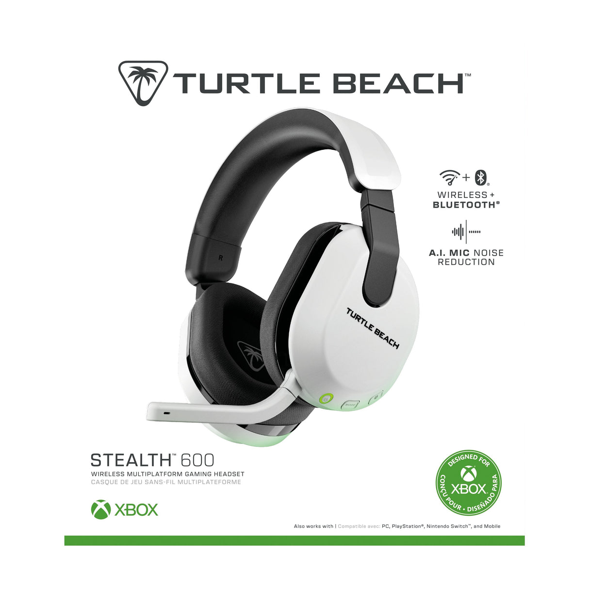 EAN 0731855021031 - Turtle Beach Stealth 600 Gen 3 Auriculares Inalámbrico Diadema Juego Bluetooth Blanco imagen 13