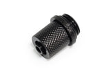 Boquilla De Rosca Alphacool Es 8/5mm - Recta -, Conexión Negra, Para Mangueras Blandas Pvc, Silicona, Neopreno  17643