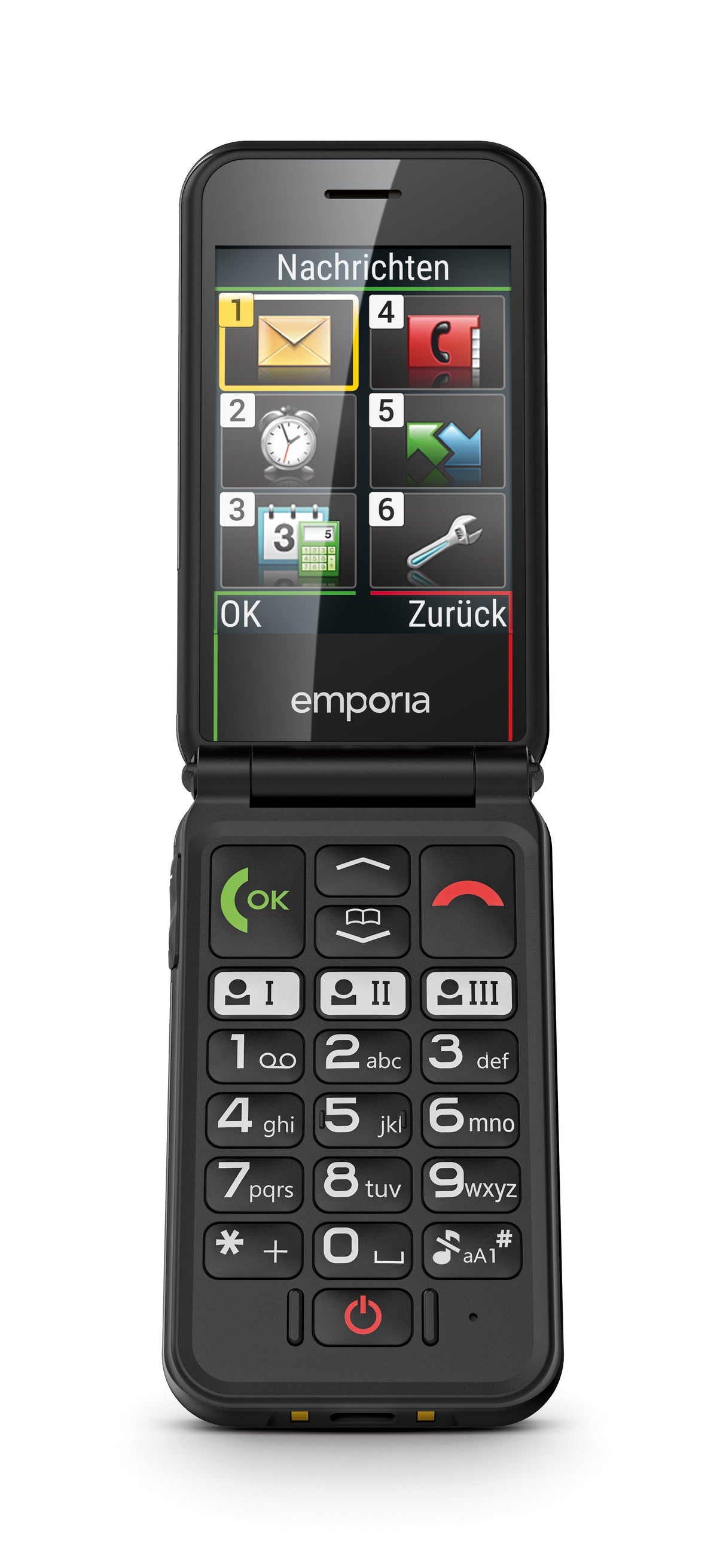 Emporia Emporiasimplicityglam Negro (V3), 2g, Grosstastenklapphandy