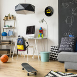 Reloj De Pared Leotec Brillo Batman 004 Negro