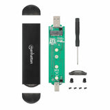 EAN 0766623130639 - Manhattan 130639 caja para disco duro externo Caja externa para unidad de estado sólido (SSD) Negro imagen 5