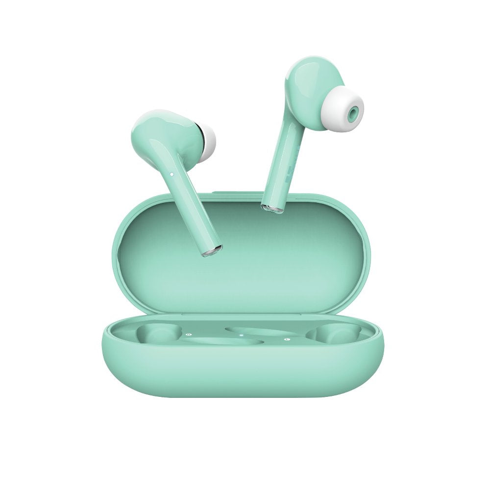 Auricular Trust Nika Wireless Bluetooth Earphones Carcasa Carga Turq 23703