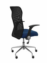 Silla Minaya Respaldo Malla Negro Asiento Bali Az