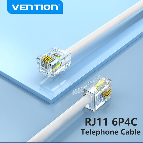 EAN 6922794763494 - Vention IQBWL cable telefónico 10 m Blanco imagen 2