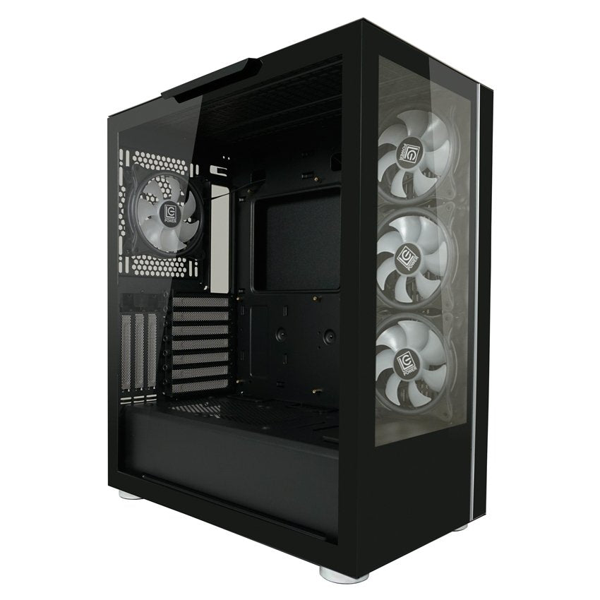 Caja Pc Lc-Power Midi Gaming 808b-On Skylla_x  +. 4 Ventilador