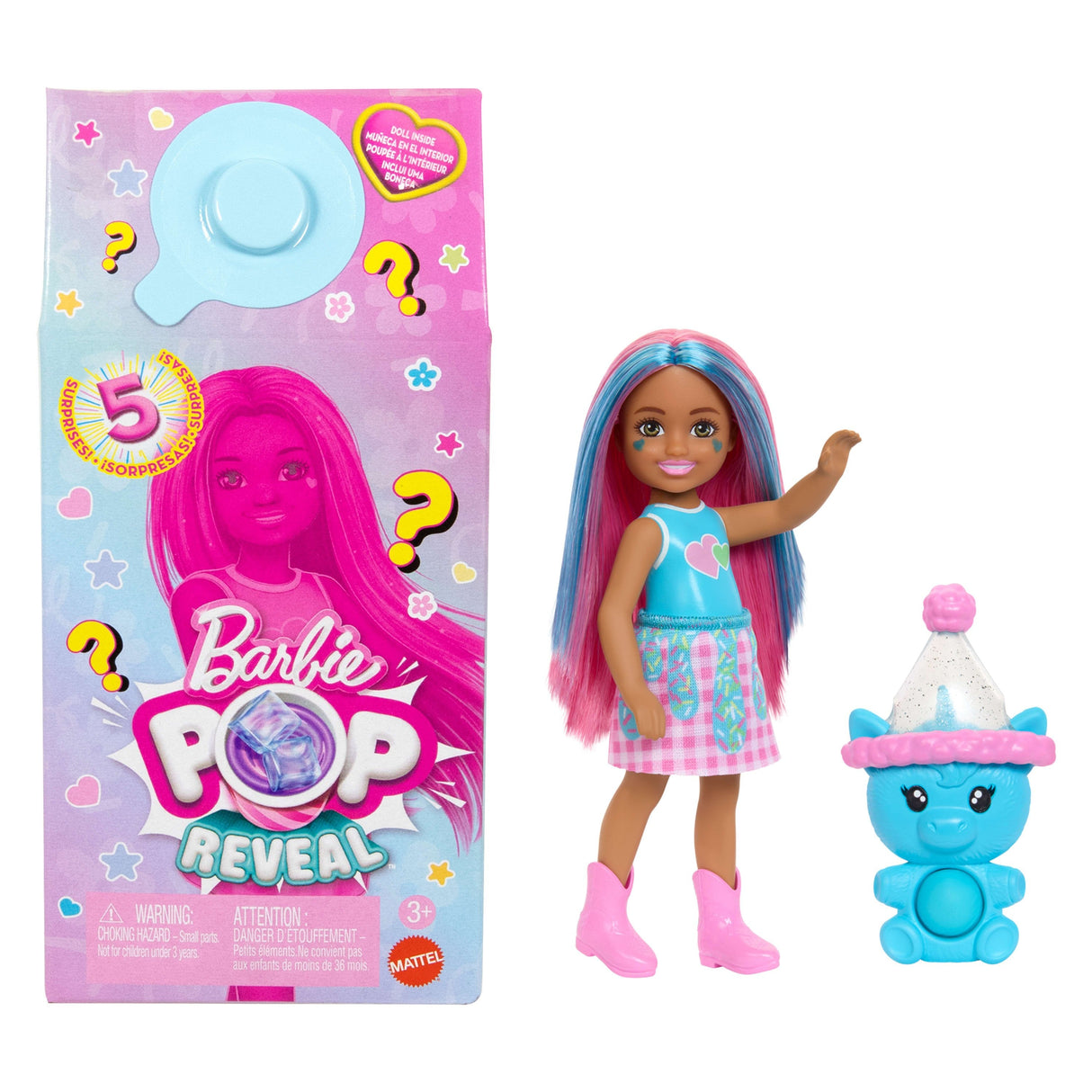 Lalka Barbie Pop Reveal Chelsea Zmiana Koloru Niespodzianka