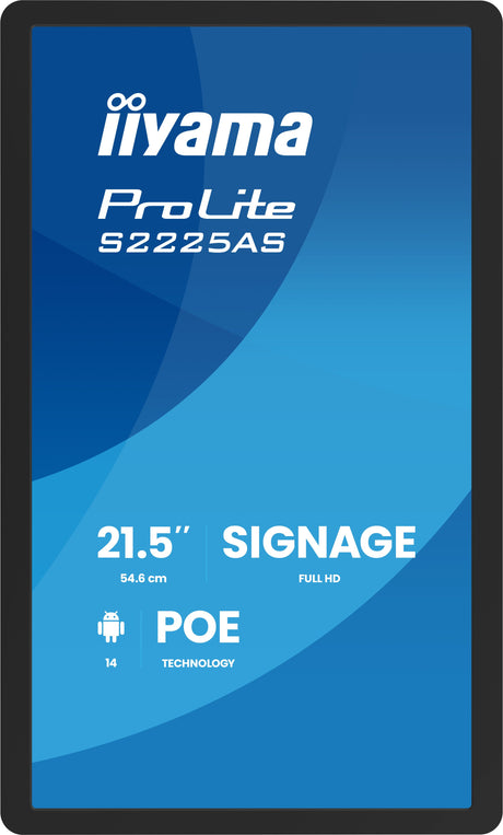 EAN 4948570127177 - iiyama ProLite S2225AS-B1P Pantalla plana para señalización digital 54,6 cm (21.5") LCD Wifi 500 cd / m²  imagen 4