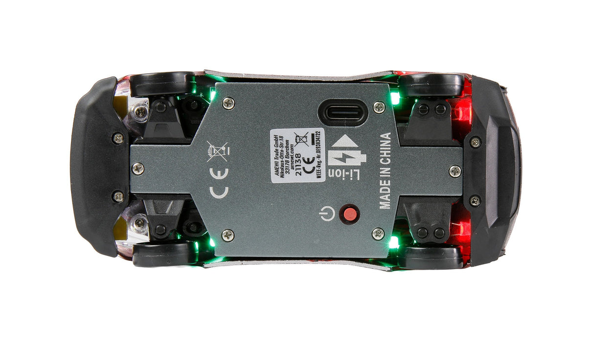 Amewi Drift Sport Gtr Con Gyro 4wd 1:43 Rtr Rojo 6+