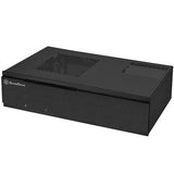 Caja Pc Silverstone Sst-Ml06b-E Silent Milo Slim Htpc Mini-Itx, Negro