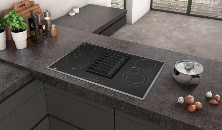 Neff T18bd3an0, Placa De Cocción Autosuficiente Negra Acero Inoxidable, Con Campana Extractora Integrada T18bd3an0