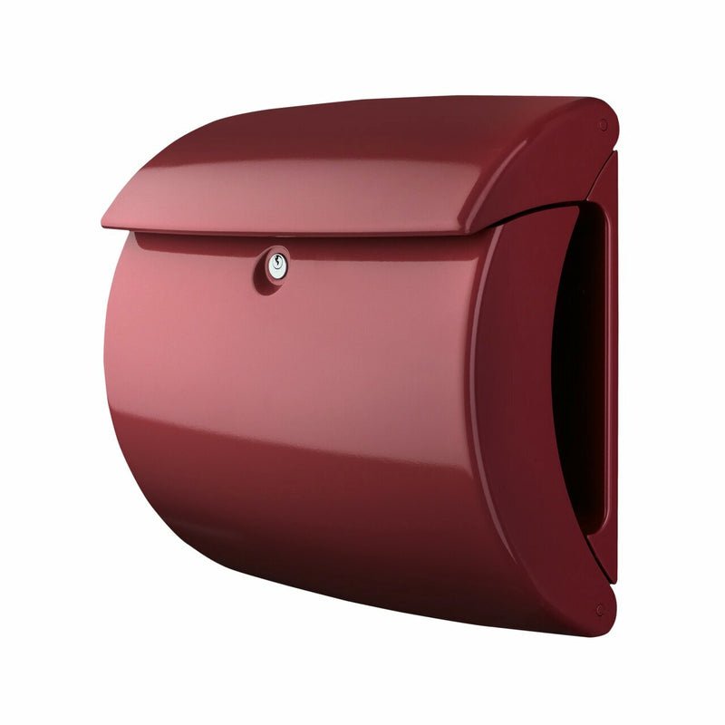 Burg-Wächter Piano 886 Merlot Briefkasten Plástico Rojo