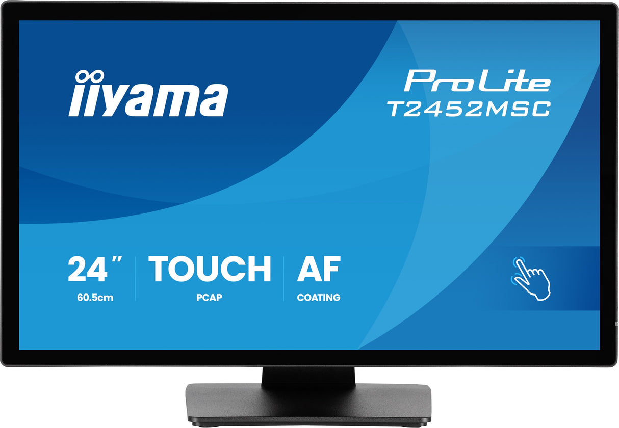EAN 4948570127221 - iiyama ProLite T2452MSC-B2 pantalla para PC 61 cm (24") 1920 x 1080 Pixeles Full HD Pantalla táctil Negro imagen 3