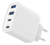 Cargador Gembird Rápido Usb Pd 4 Puertos 40 W Gan