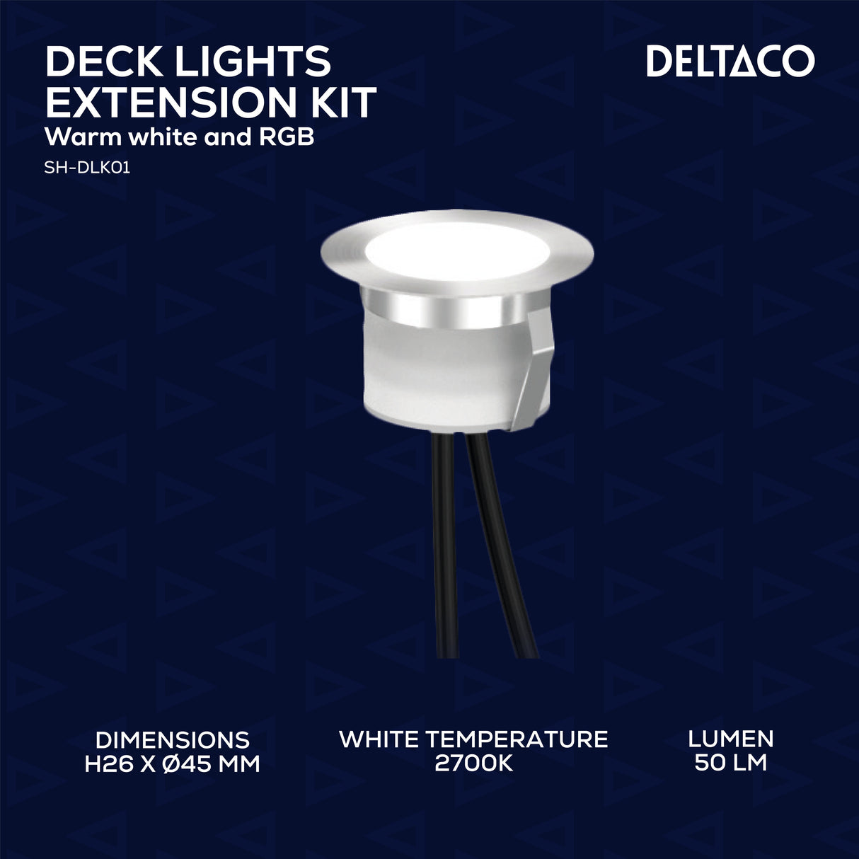 Deltaco Smart Home Terassenbeleuchtung Set