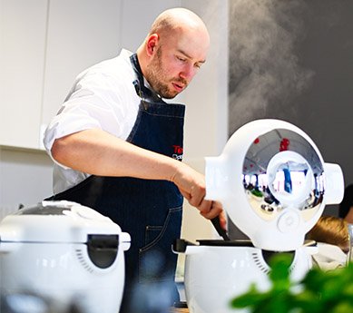 Tefal Cy851130 Olla Multi-Cocción 6 L Cromo, Blanco