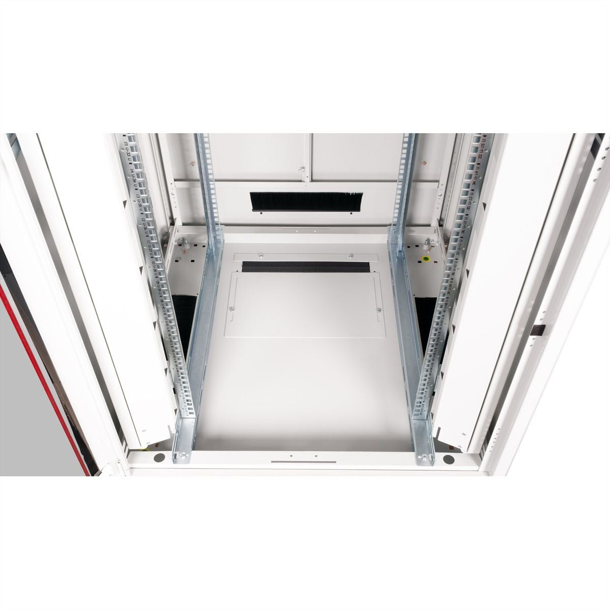 Roline 19-Zoll Netzwerkschrank Pro 47 He, 800x800 Bxt Glastr Grau