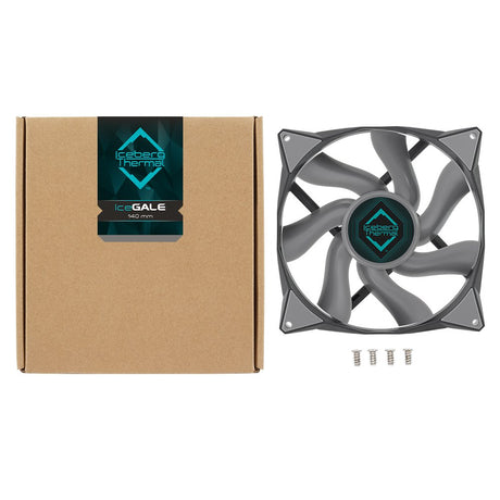 EAN 1230000071079 - Iceberg Thermal IceGALE Carcasa del ordenador Ventilador 14 cm Gris 1 pieza(s) imagen 4