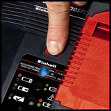 Einhell Power-X-Boostcharger 6 A, Cargador (Negro Rojo) 4512064